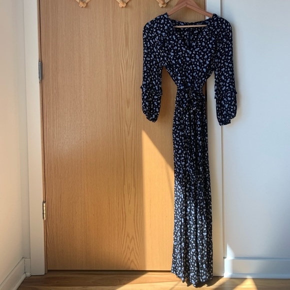 MADEWELL Ruffle-Sleeve Tie-Waist Jumpsuit - Picture 2 of 8